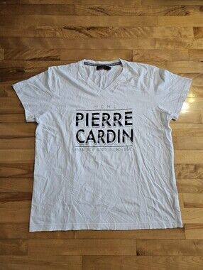 Pierre Cardin T-Shirt Size L 100% Cotton